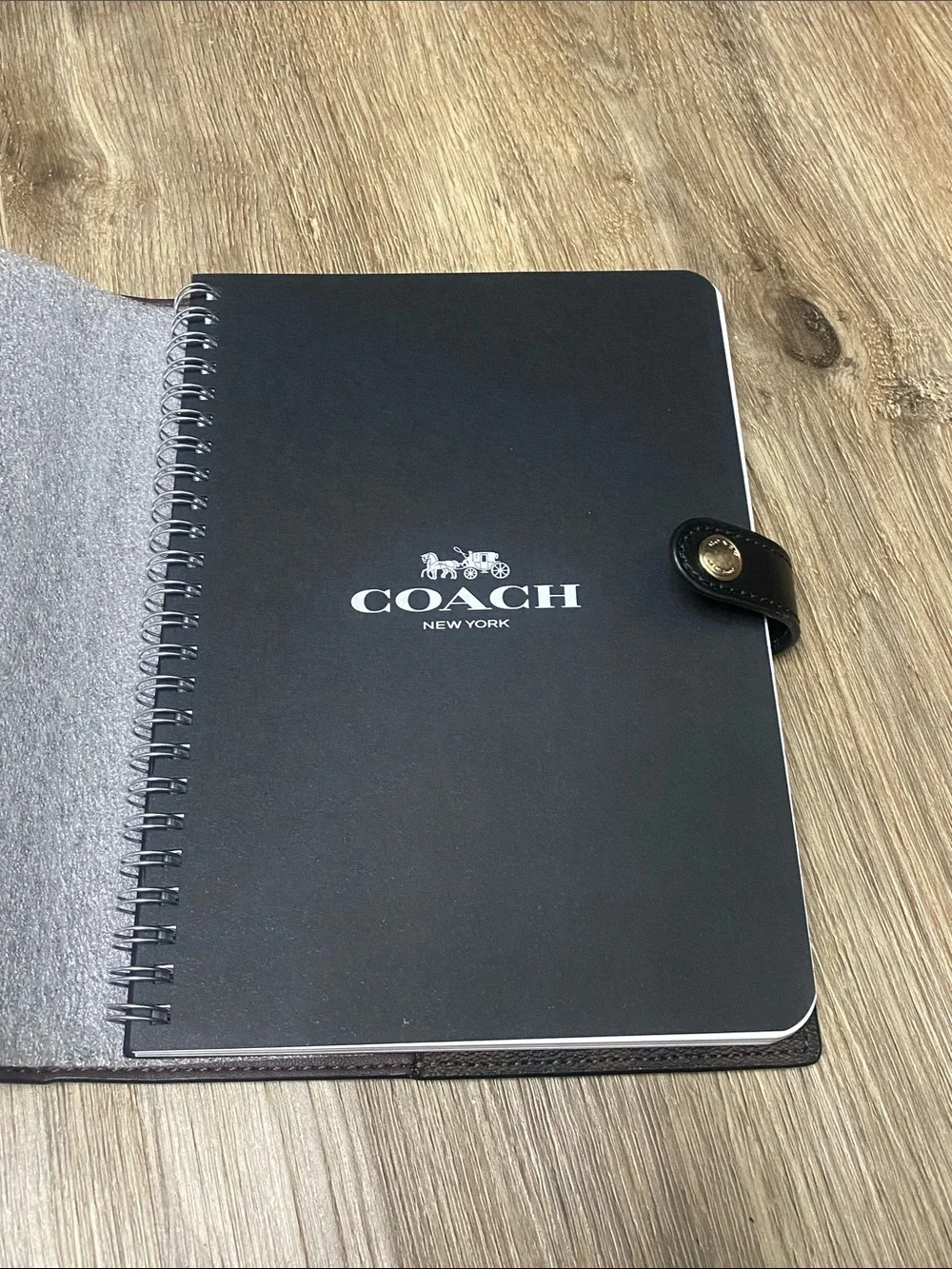 Coach Signature Black and Brown Notebook
